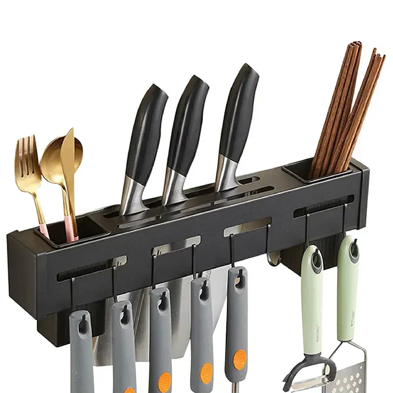 Repisa Organizadora De Utensilios De Cocina Con Ganchos