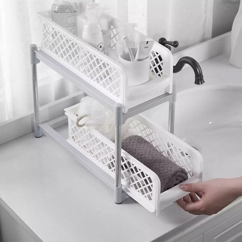 Organizador Con 2 Repisas Deslizables Basket Drawers 086441