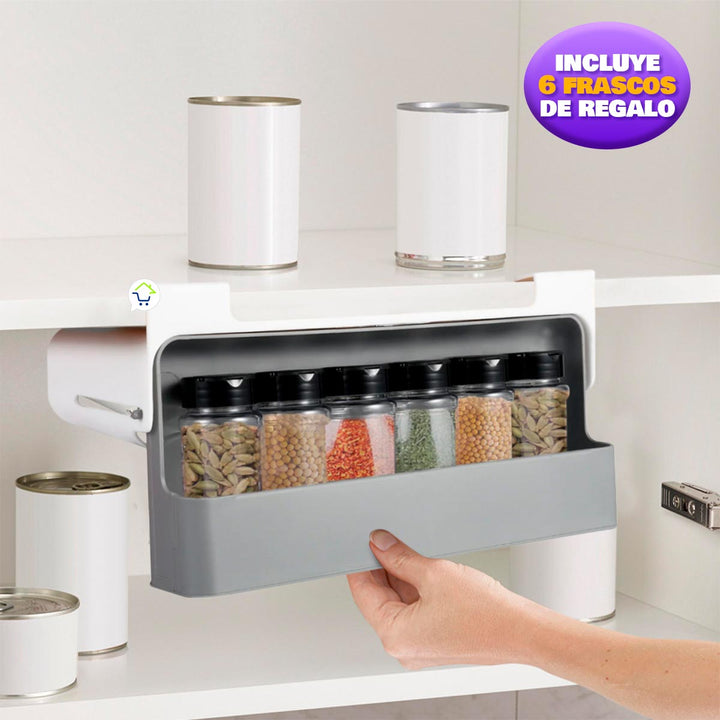Organizador de Condimentos Especiero Soporte Especias Repisa 3013CO