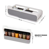 Organizador de Condimentos Especiero Soporte Especias Repisa 3013CO