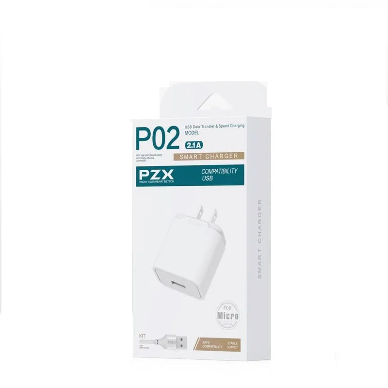 Cargador Para Celular 2.1A PZX P02