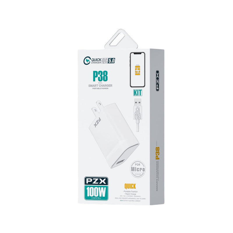 Cargador Para Teléfono 100W 5A QC 5.0 PZX P38