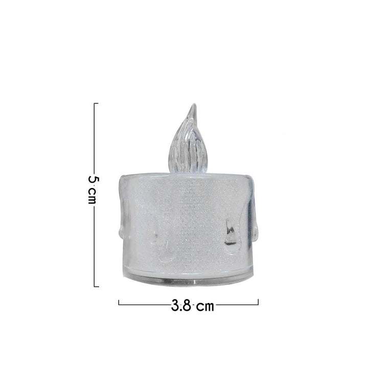 Velas Led x6 Efecto Cristal Decoración Hogar 🕯️ SLT20501X6