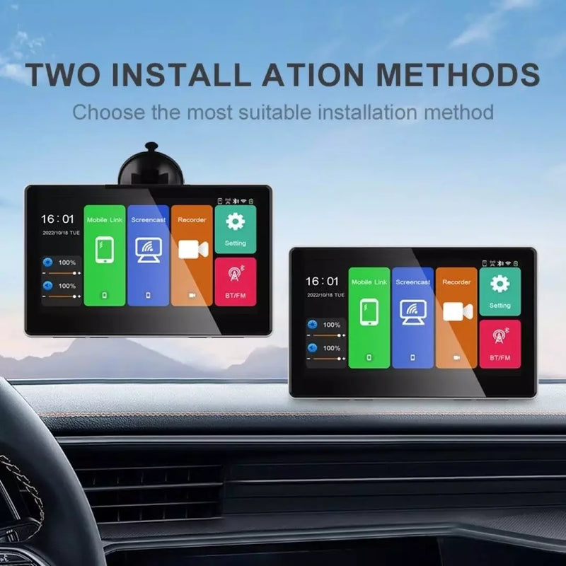 Pantalla Para Carro Car Play Y Android Auto Stereo Portable CP7