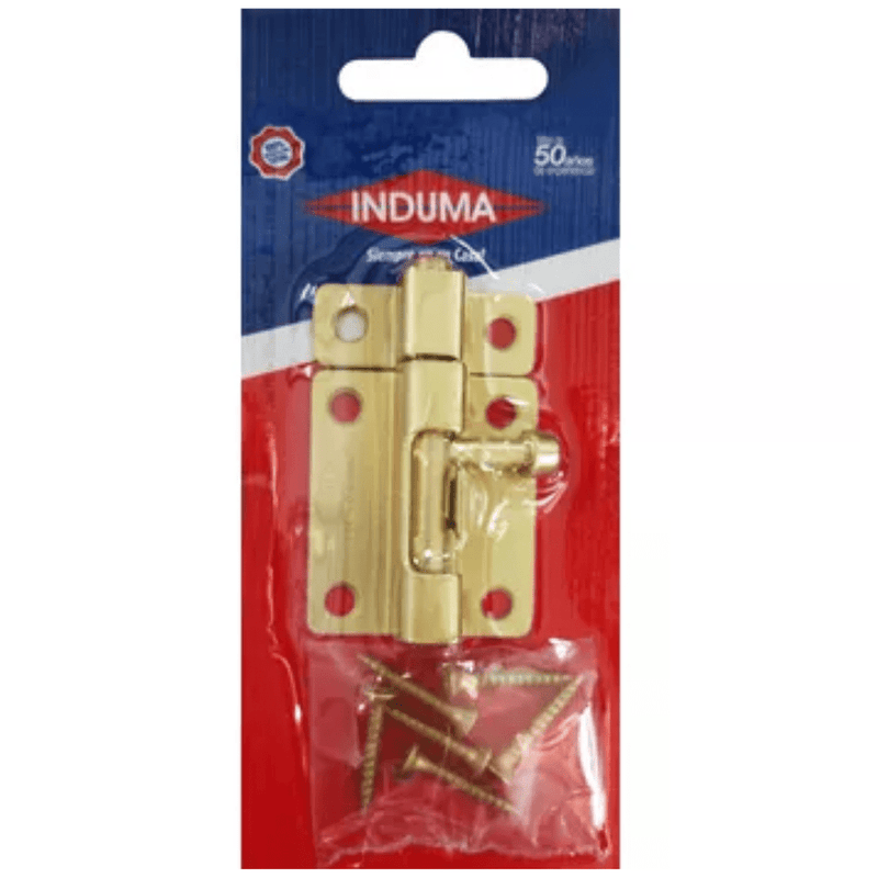 PASADOR CUADRADO LATONADO 1 1/2 INDUMA X UNI T1108-002