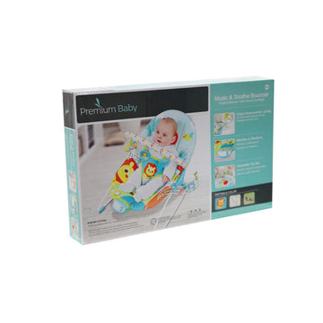 Silla Bouncer Musical Azul Pb2003 Premium Baby