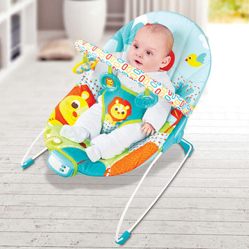Silla Bouncer Musical Azul Pb2003 Premium Baby