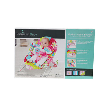Silla Bouncer Musical Rosa Pb2004 Premium Baby