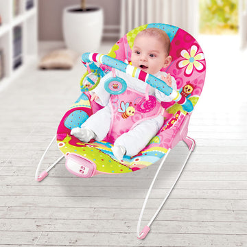 Silla Bouncer Musical Rosa Pb2004 Premium Baby