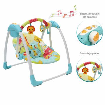 Columpio Portatil Azul Pb2024 Premium Baby-