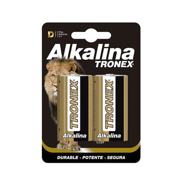 PILA ALCALINA TIPO D TRONEX