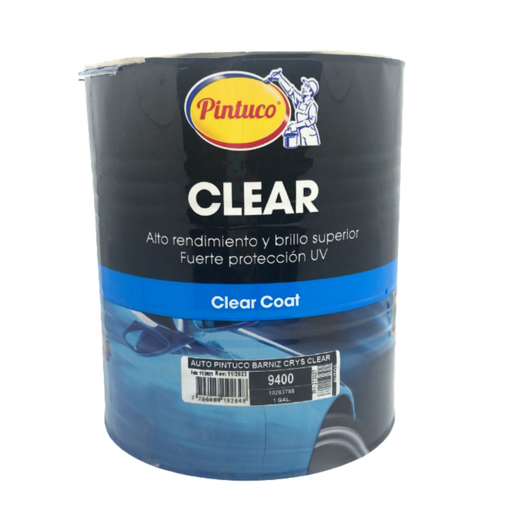 POLIURETANO BARNIZ PINTUCO CRYSTAL CLEAR 9400 X GLN