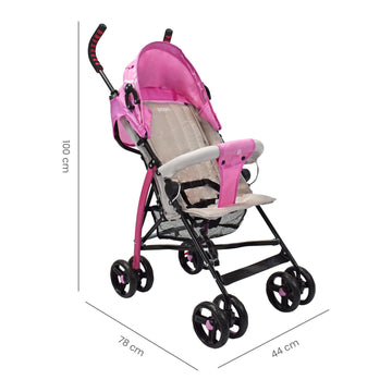 COCHE PASEADOR PPA BABY STROLLER - ROSADO PRIORI