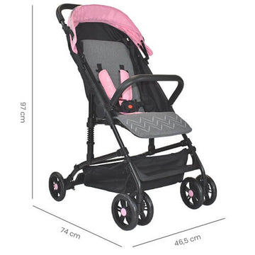 Coche Praga Premium Baby Rosado