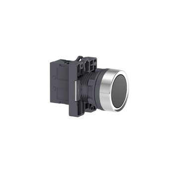 PULSADOR RETORNO RESORTE NEGRO 1NO 65-0096 XA2EA21