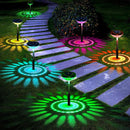 Pack De Focos Solares Luz Cálida Y Multicolores