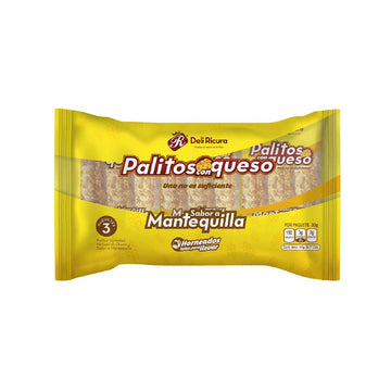 PALITO QUESO DELIRICURA 30G MANTEQUILLA