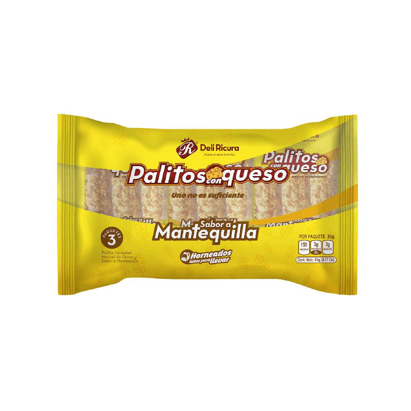 PALITO QUESO DELIRICURA 30G MANTEQUILLA