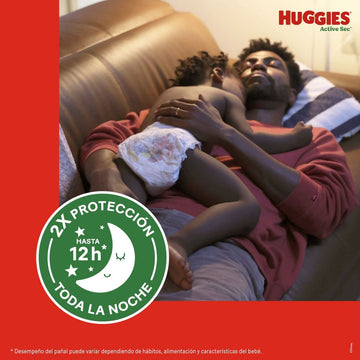 PAÑALES HUGGIES ACTIVE SEC ETAPA 3 X25 UND