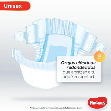 PAÑALES HUGGIES NATURAL CARE ETAPA 1 X50 UND