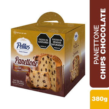 PANETTONE PETITAS 380G CHIPS DE CHOCOLAT