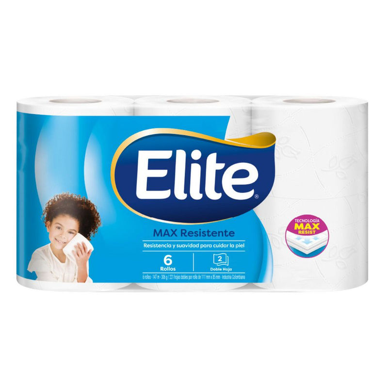 PAPEL HIG ELITE 6U SUPER ROLLO