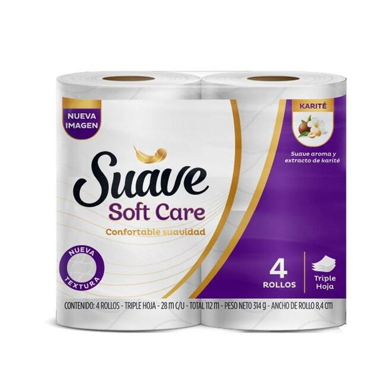 PAPEL HIG SUAVE GOLD 4U 28M KARITE