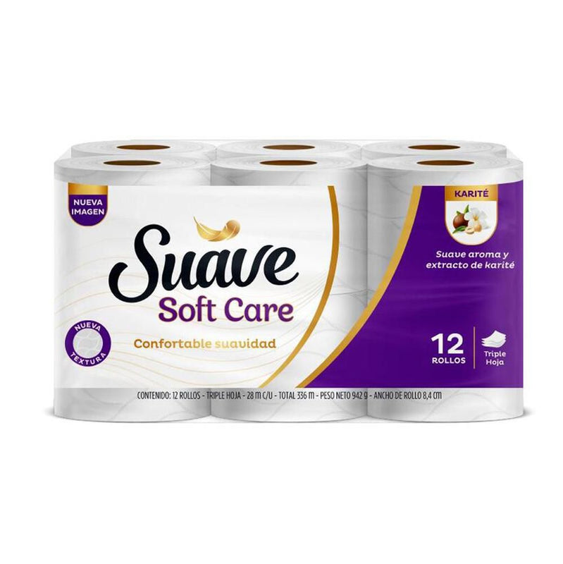 PAPEL HIG SUAVE GOLD 12U 28M KARITE