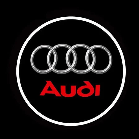 2 piezas de proyector de luz LED, luz de cortesía con logo GR deportivo, USB, HD, para Audi, Benz, BMW, Citroën, Hyundai, Honda, Kia, MG, Skoda, Toyota, Peugeot