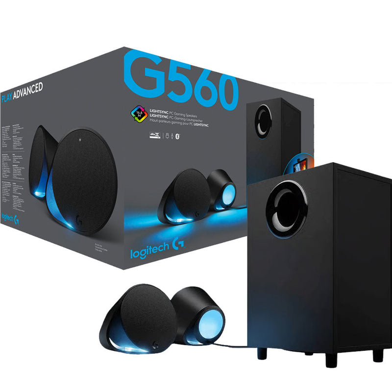 Parlante Gamer Logitech Subwoofer G560 Inalambrico RGB