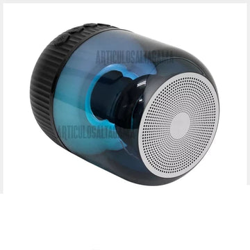Parlante bluetooth con luz RGB para karaoke con micrófono inalámbrico 8w