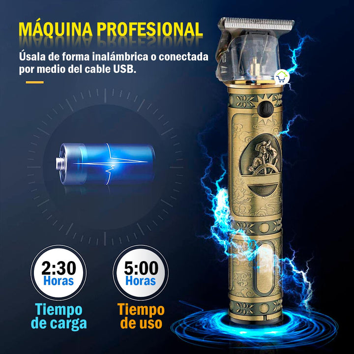Patillera Buda Profesional Máquina Motilar Cortadora Cabello V085