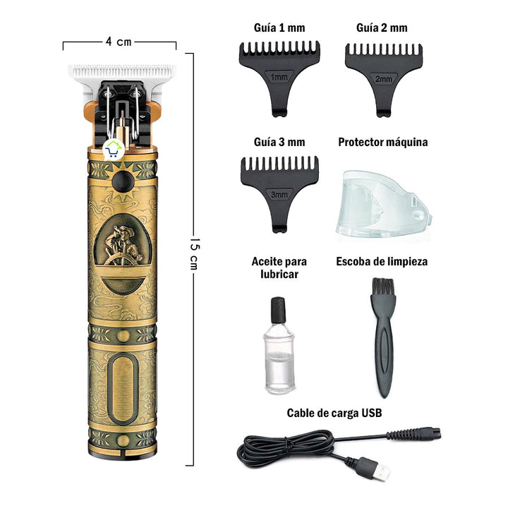 Patillera Buda Profesional Máquina Motilar Cortadora Cabello V085