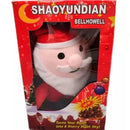 Peluche proyector de luces santa navideño