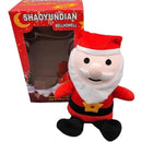 Peluche proyector de luces santa navideño