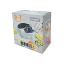 Rallador Rebanador Manual Cocina 9 en 1 Multiusos