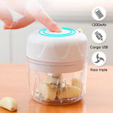 Picatodo Portátil Recargable Picador Carne Verduras YH2021