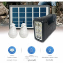 Planta Solar Con Radio Portátil Y Tres Bombillas BP-L131S