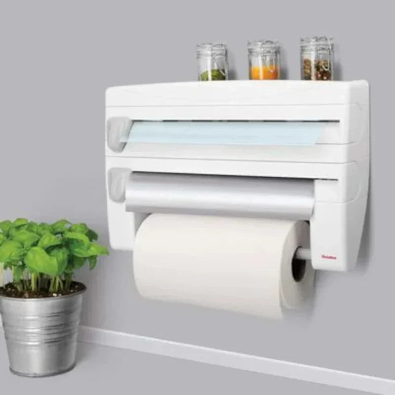 Portarrollos de cocina 4 en 1 Roll 'n roll marca Metaltex
