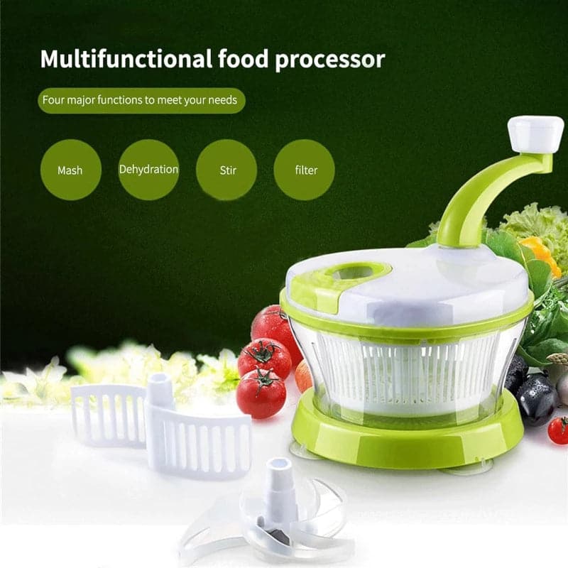 Procesador molinillo manual 4 en 1