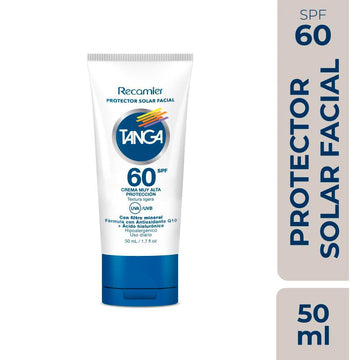 PROTEC SOLAR TANGA 50ML SPF60 FACIAL Q10