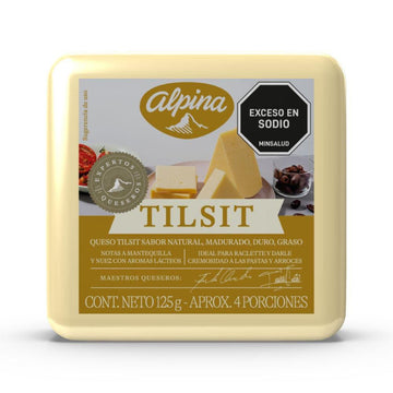QUESO TILSIT ALPINA 125G CUÑA NATURAL
