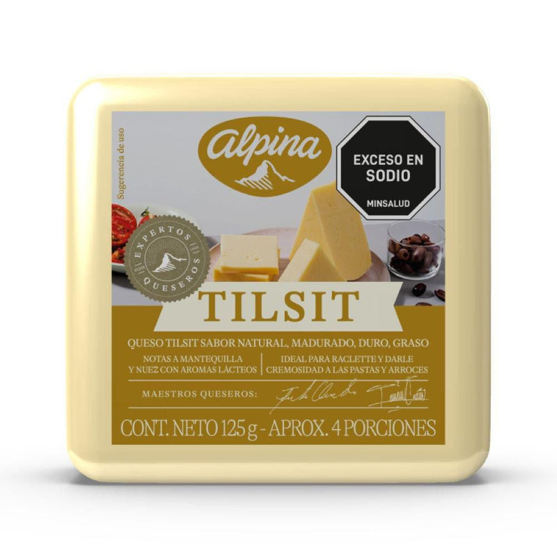 QUESO TILSIT ALPINA 125G CUÑA NATURAL