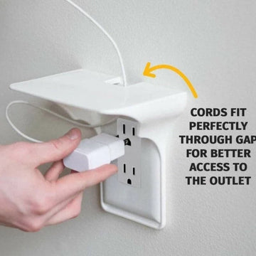 Estante multiusos para toma corriente
