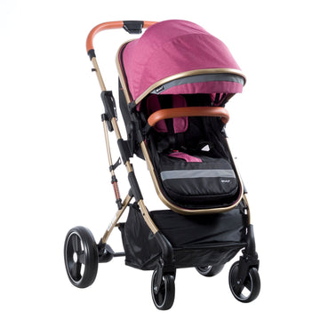 COCHE CUNA MOISES SATURNO EB126 ROSADO EBABY
