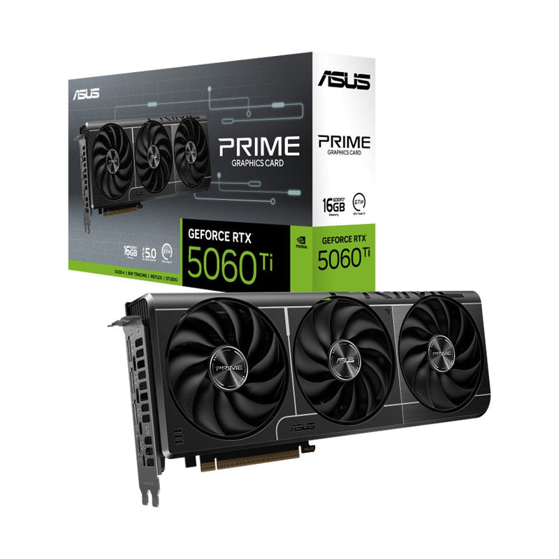 ASUS PRIME GeForce RTX 5060 Ti 16GB GDDR7: Potencia Brutal en Formato Compacto