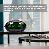 Radio Reloj Digital Despertador De Mesa Am Fm VSRC758