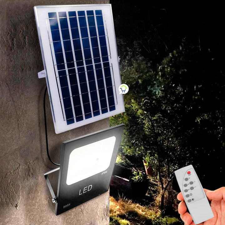 Reflector Solar Lámpara Exterior 30w Control Remoto TG007-30W