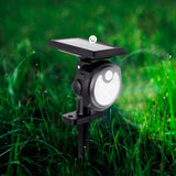 Reflector Solar Lámpara Jardín Sensor Movimiento Control Remoto LF1905