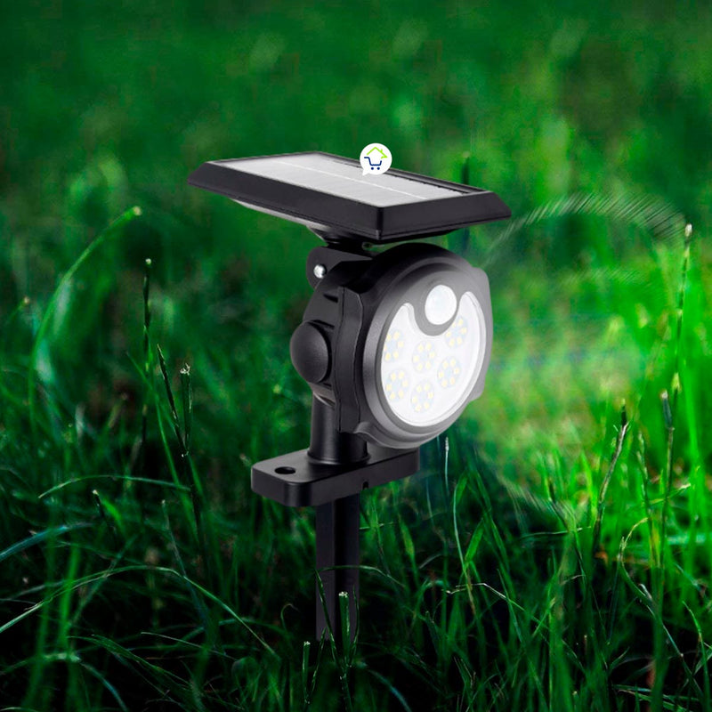 Reflector Solar Lámpara Jardín Sensor Movimiento Control Remoto LF1905